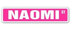 LA STICKERS Naomi Street Sticker Sign Childrens Room Door Gift Kid Child