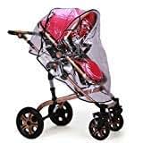 BabyOneStop Clear Rain and Wind Stroller Cover for Graco Roadmaster