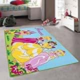 Champion Rugs Princess Castle Kids Area Rug, 5x7 Feet Play Mat