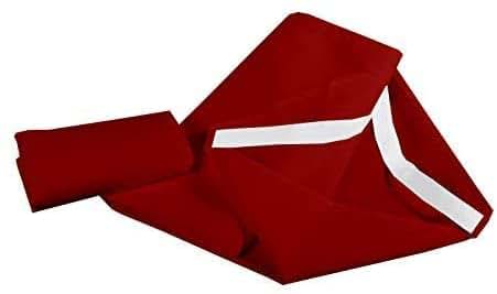 Softbed Collection Burgundy Poly Cotton Daycare Cot Sheets, 15 Pack (photo 4)