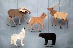 Skyflight Mobiles North American Wildlife Mobile With 5 Animal Figures