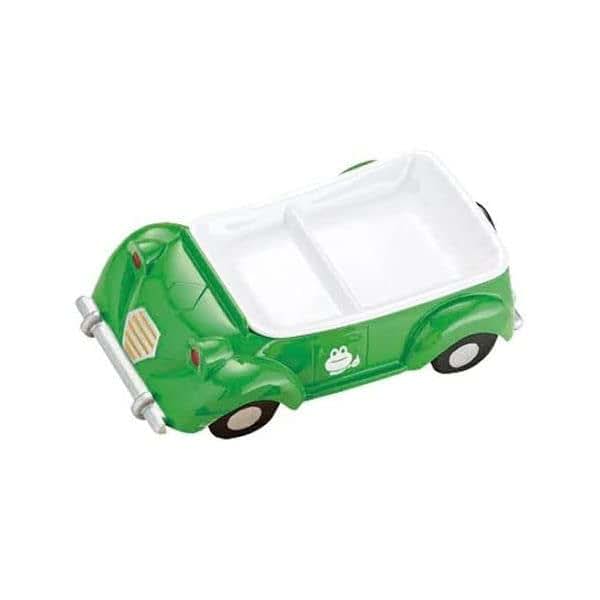 Endoshoji Melamine Children's Lunch Plate, Open Car Green