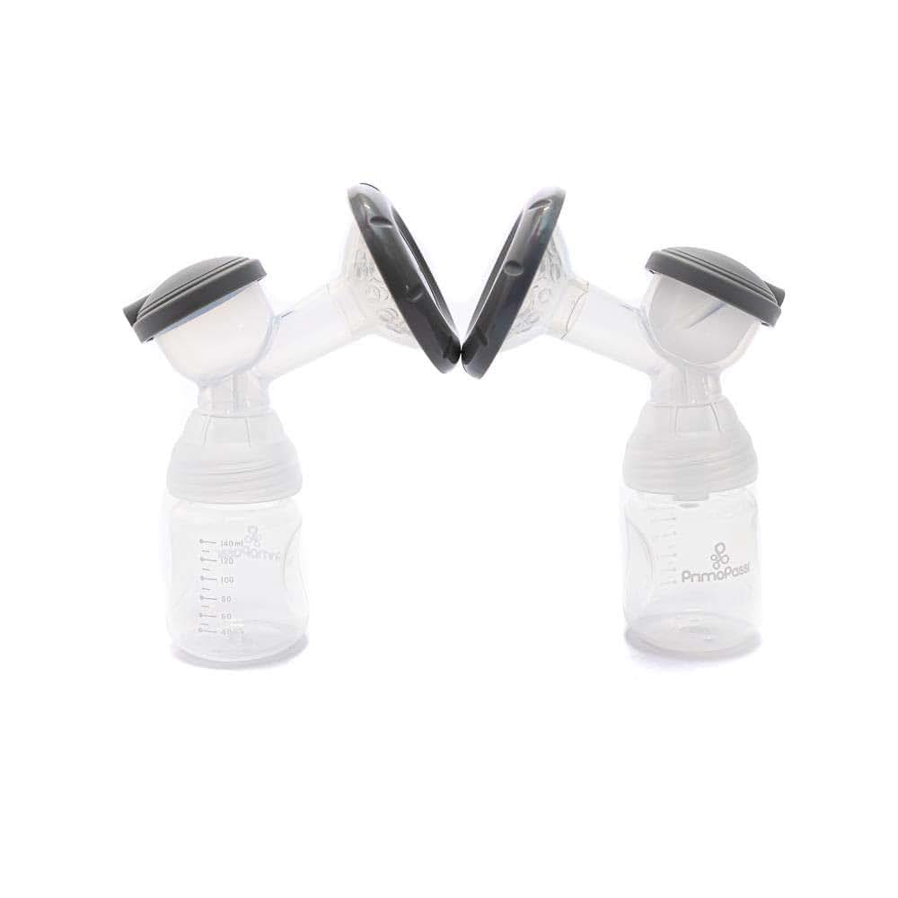 Primo Passi Portable Rechargeable Double Electric Breast Pump with LCD Display