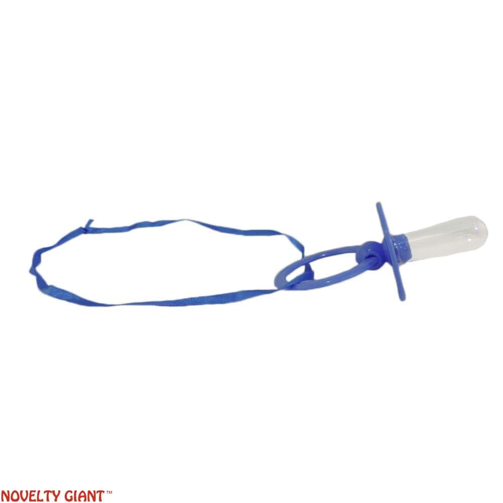Novelty Giant Blue Jumbo Baby Pacifier Costume Accessory (photo 4)