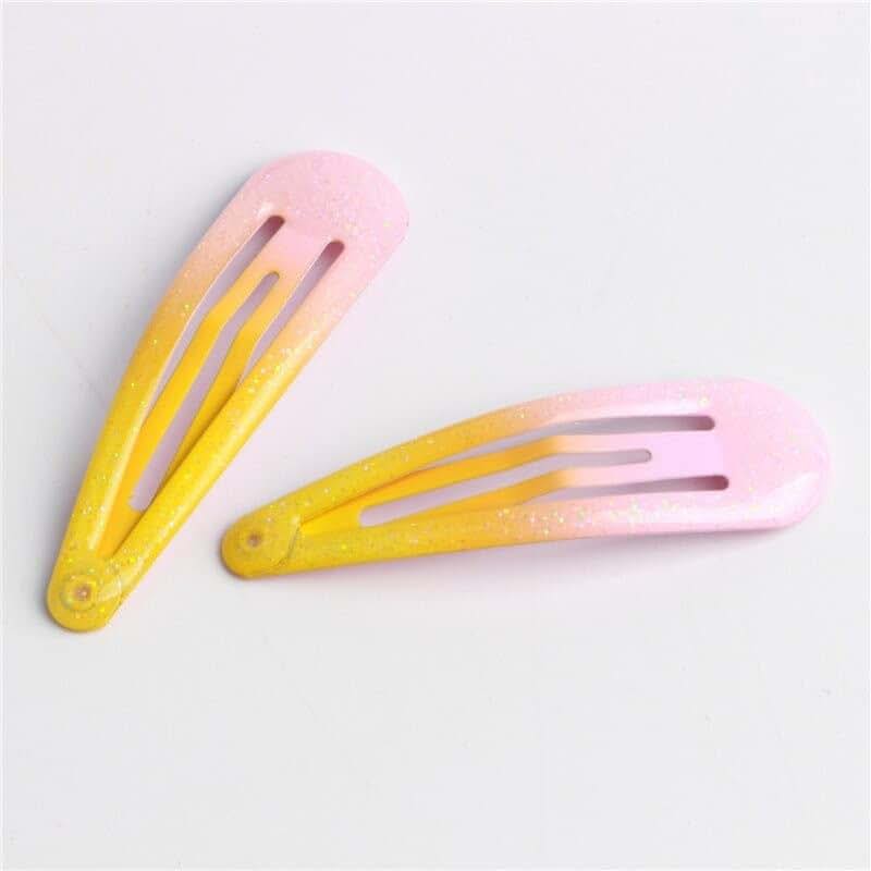 Candy Color Portable Hair Clip Set for Girls