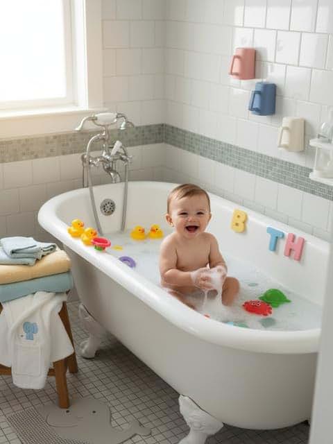 Rinzee Baby Bath Rinse Cup with Suction Cups