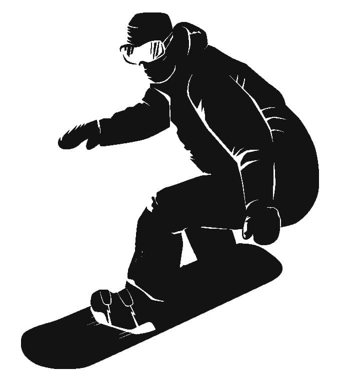 Snowboard Sports Wall Decal Sticker for Home Room Decor