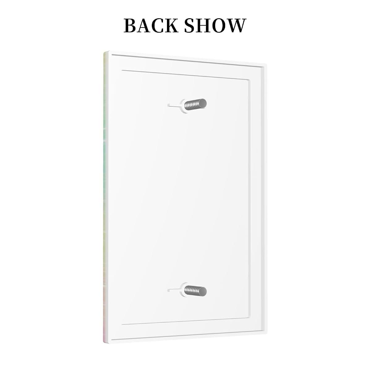 Wuyocha Decorative Light Switch Plate Cover Rainbow Gradient