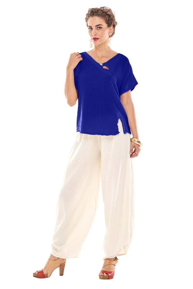 Oh My Gauze Mike Blouse, 100% Cotton