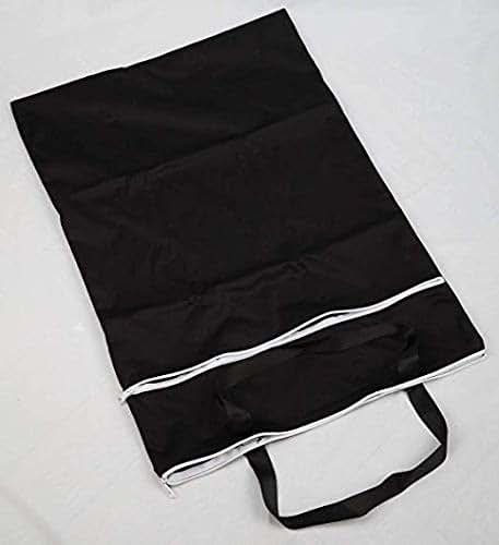 MUMBABY Large Hanging Wet/Dry Cloth Diaper Pail Bag - Black (photo 3)
