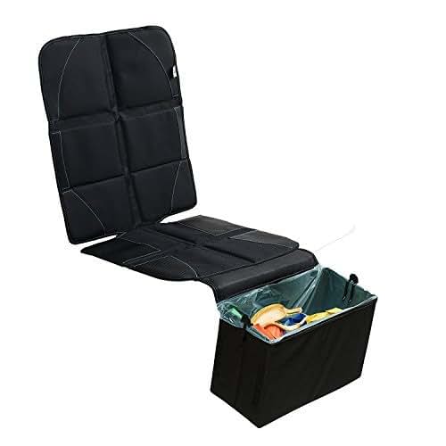 Babyseater Car Seat Protector With Folding Trash Can