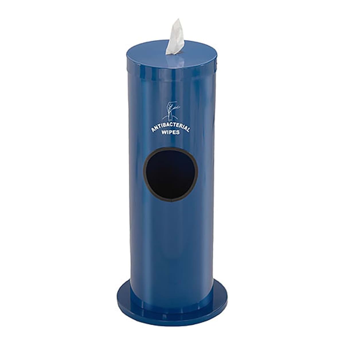 Sturdy Essentials Floor Standing Antibacterial Wipe Dispenser With Trash Can