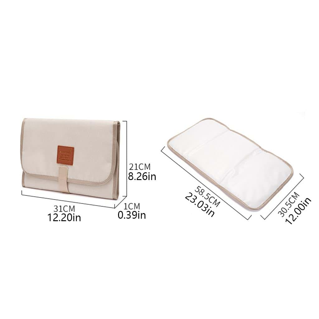 Rooyar Foldable Waterproof Diaper Changing Pad for Newborn Travel