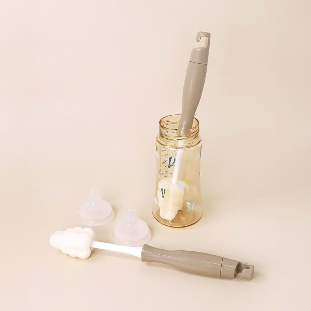 Grosmimi All in One Bottle and Teat Cleaning Foam Brush Pack of 4 (photo 3)