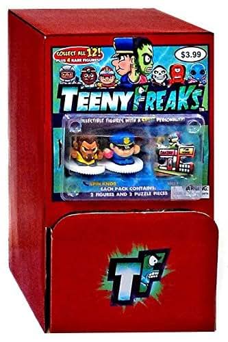 Teenyfreaks Series 1 Gravity Feed Box: Collectible Double-Sided Figures