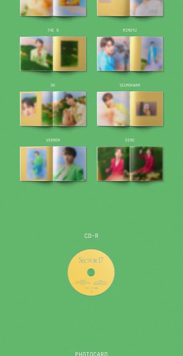 Seventeen Sector 17 Fourth Album Repackage Compact Random Version CD Set