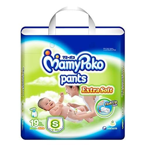 MamyPoko Pants Diapers Extra Soft Size S 19 Pcs