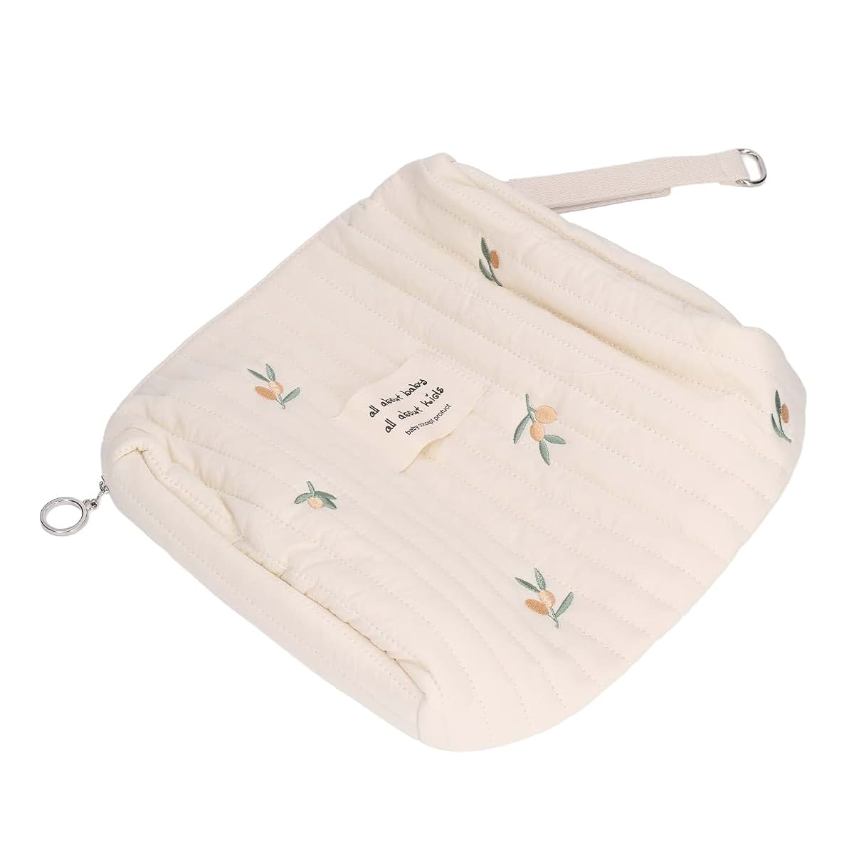 01 02 015 Outdoor Cotton Embroidered Diaper Bag