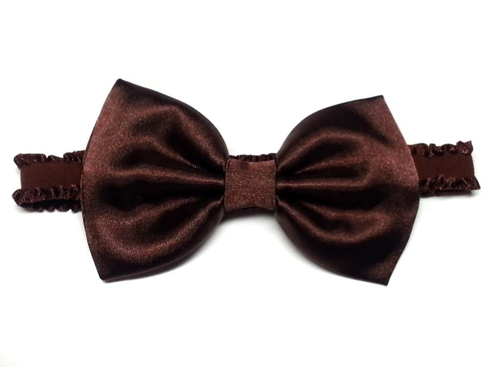 EmilyRose Couture Velvety Ruffle Headband in Satin