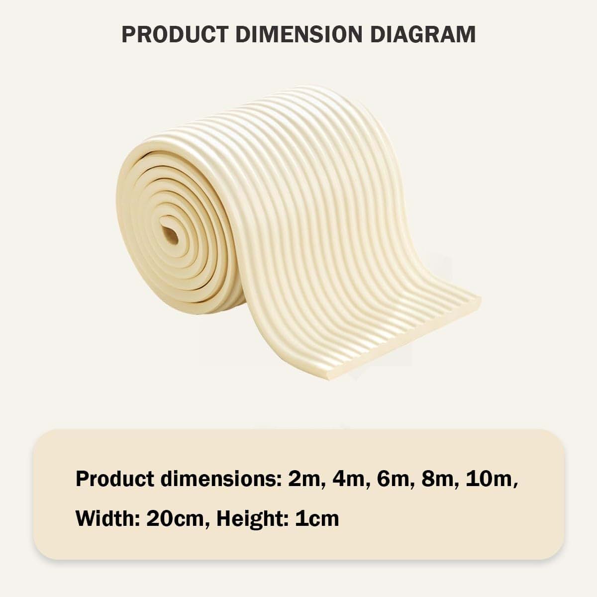 LIANTIAN Anti Collision Wall Padding Brown 10m (photo 4)