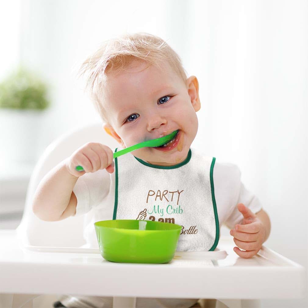 Cotton Bibs & Burp Cloths for Toddlers and Babies | Snap Closure