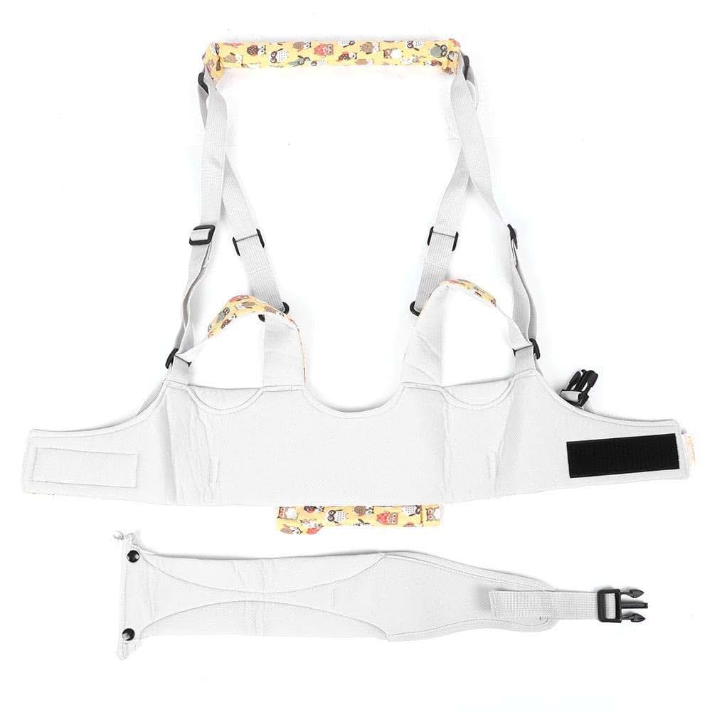 01 Baby Walking Assist, Adjustable Strap Baby Walking Harness for Help Baby to Learn Walking(Light Yellow-Owl Print) (photo 4)