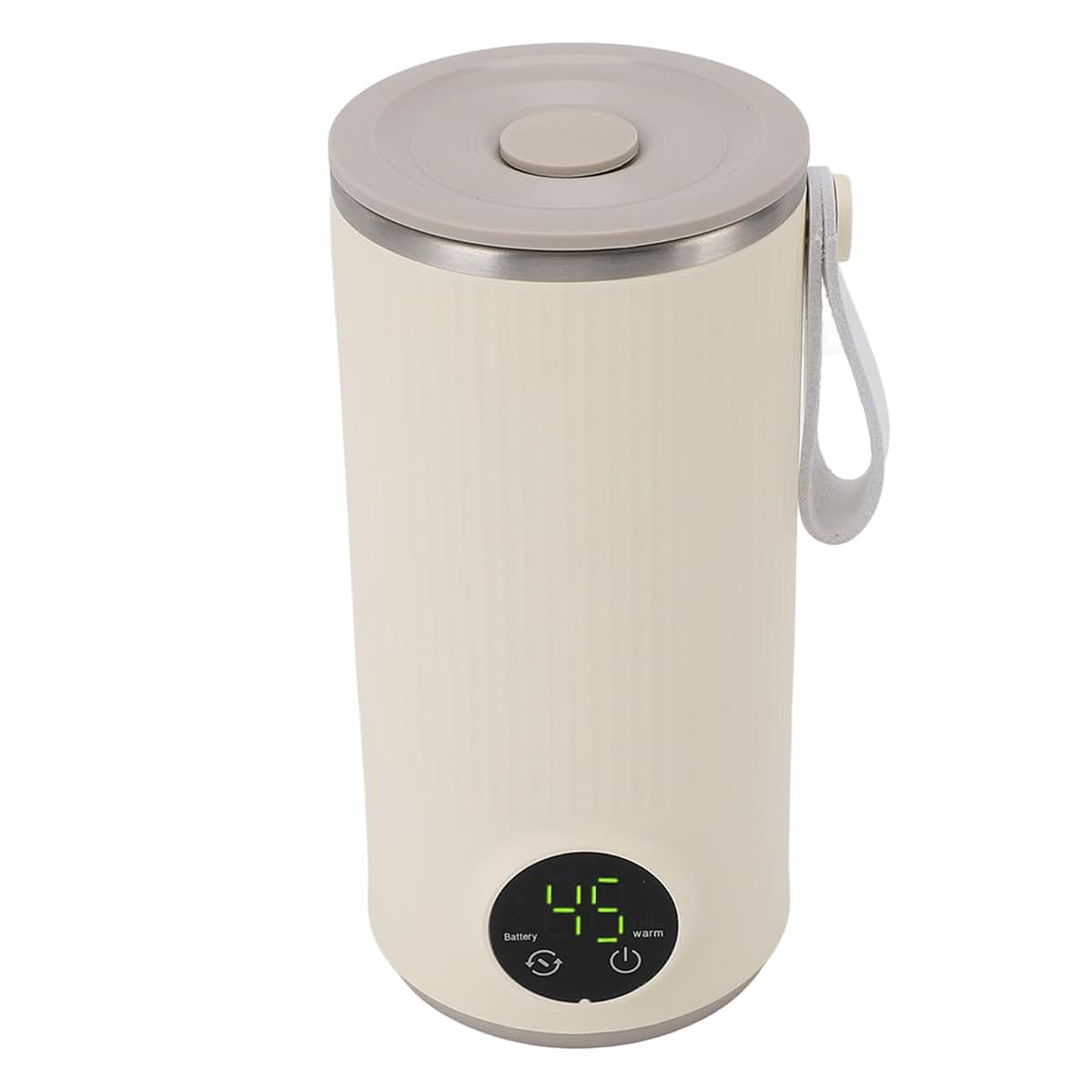 Portable Milk Warmer & Mixer | Stainless Steel USB Charging Bottle Warmer
