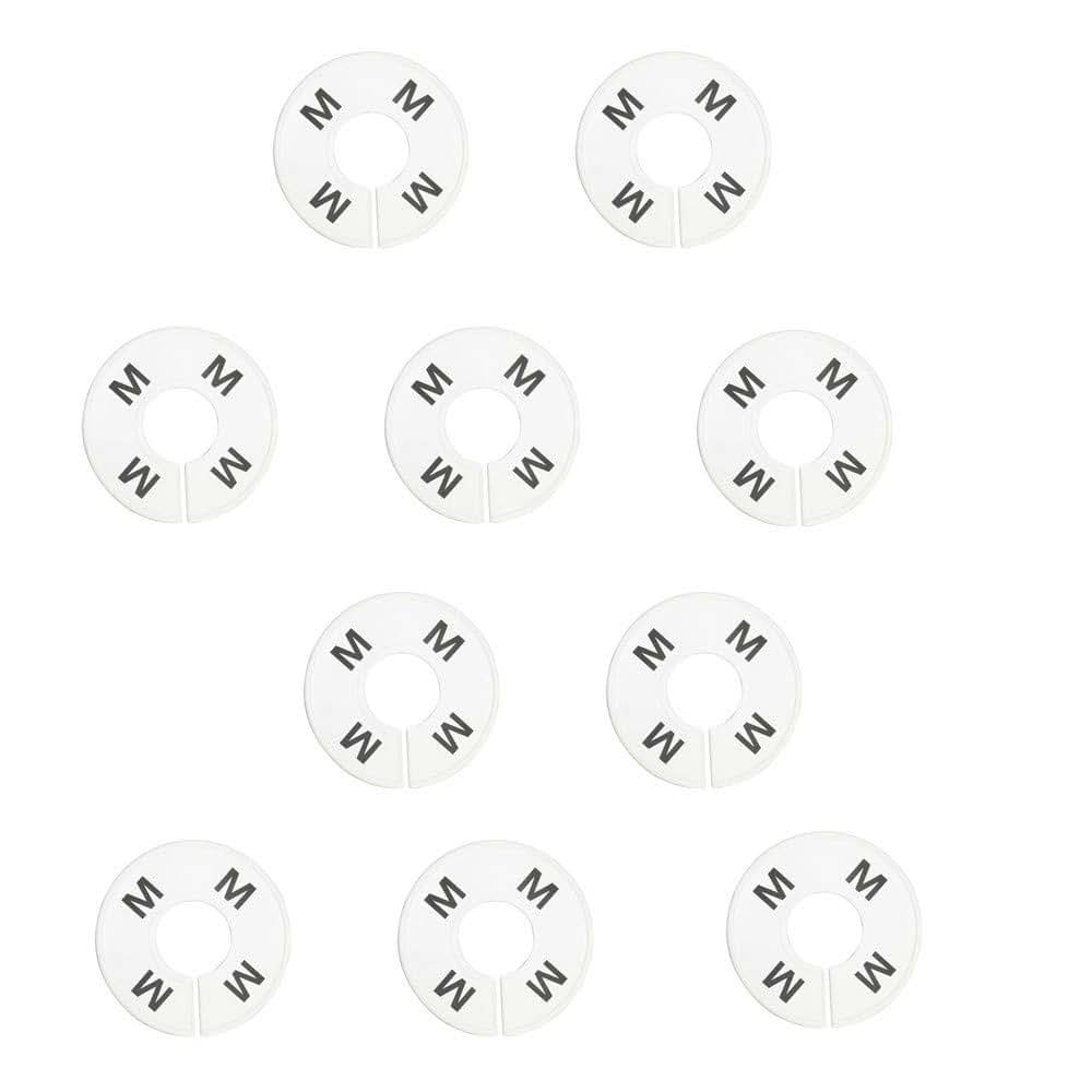 DBM Imports 10-Piece Medium Clothing Rack Size Dividers (photo 3)