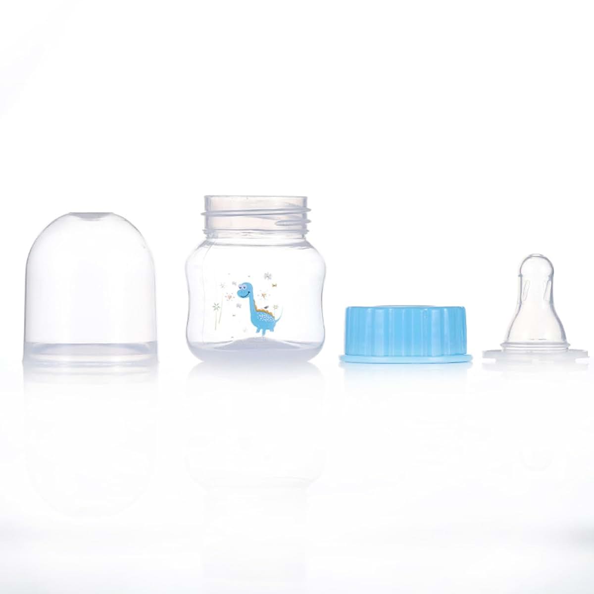 QERPON Baby Bottle Portable Baby Nursing Bottle 1.7oz Wide Neck Natural Flowing Easy to Milk Bottle for Infant Pet Dog