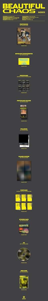 Katseye Album - Beautiful Chaos Chaotic Ver. K-Pop Package