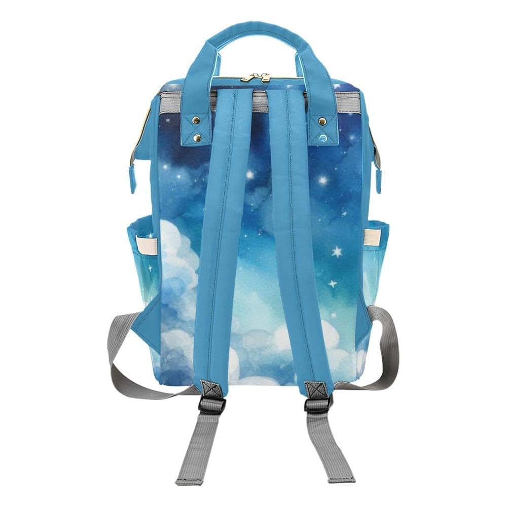 Nzoohy Aircraft Pilot Brown Bear Personalized Diaper Bag Backpack (photo 4)