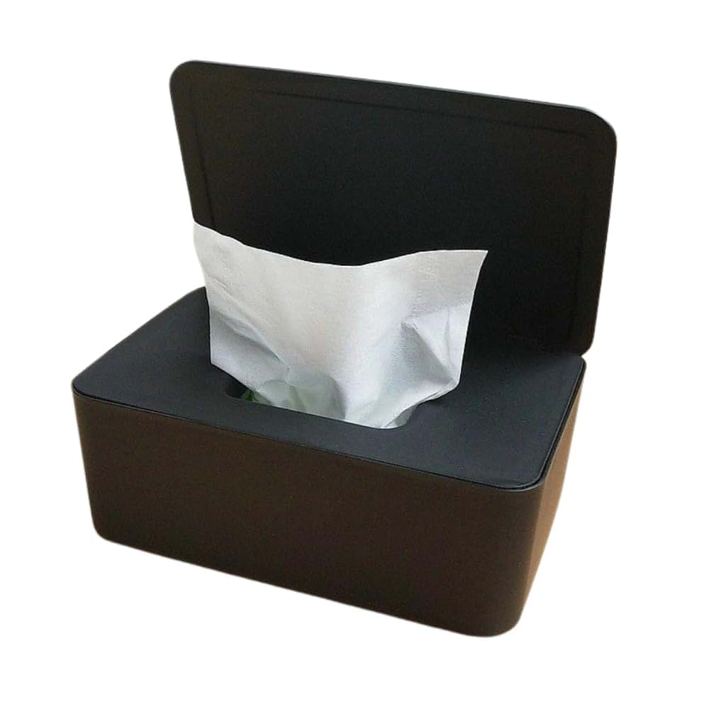 LeeCHee Rectangular Plastic Wet Wipe Dispenser With Sealed Lid