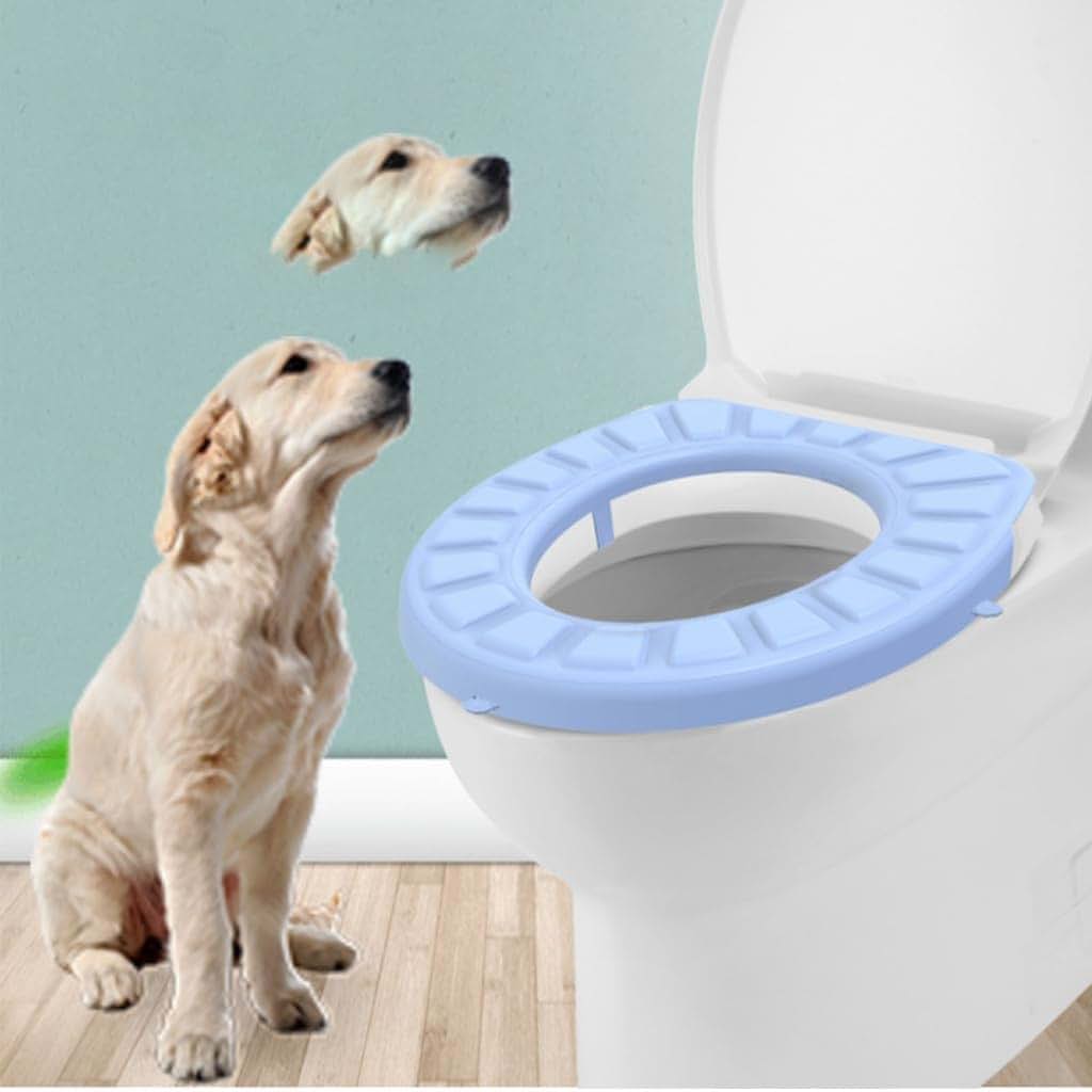 APGLSXY Silicone Toilet Seat Cover Decorative Mat Waterproof Thicken Mat Supplies for Home Bathroom Showering