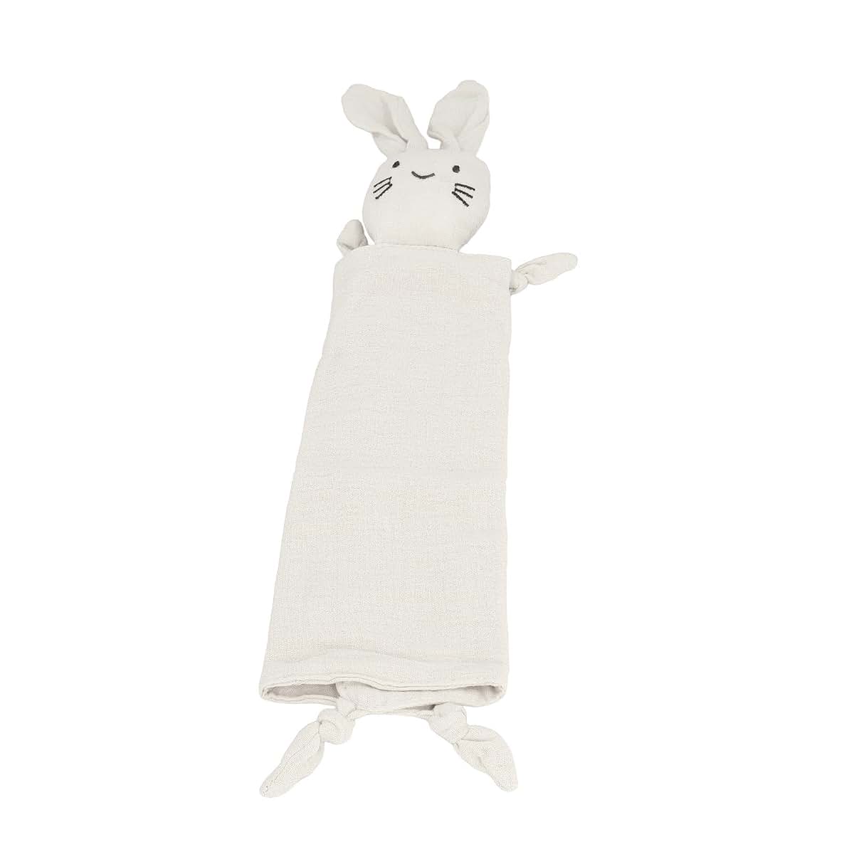BabyOneStop Soft Cotton Security Blanket 28x44cm Beige