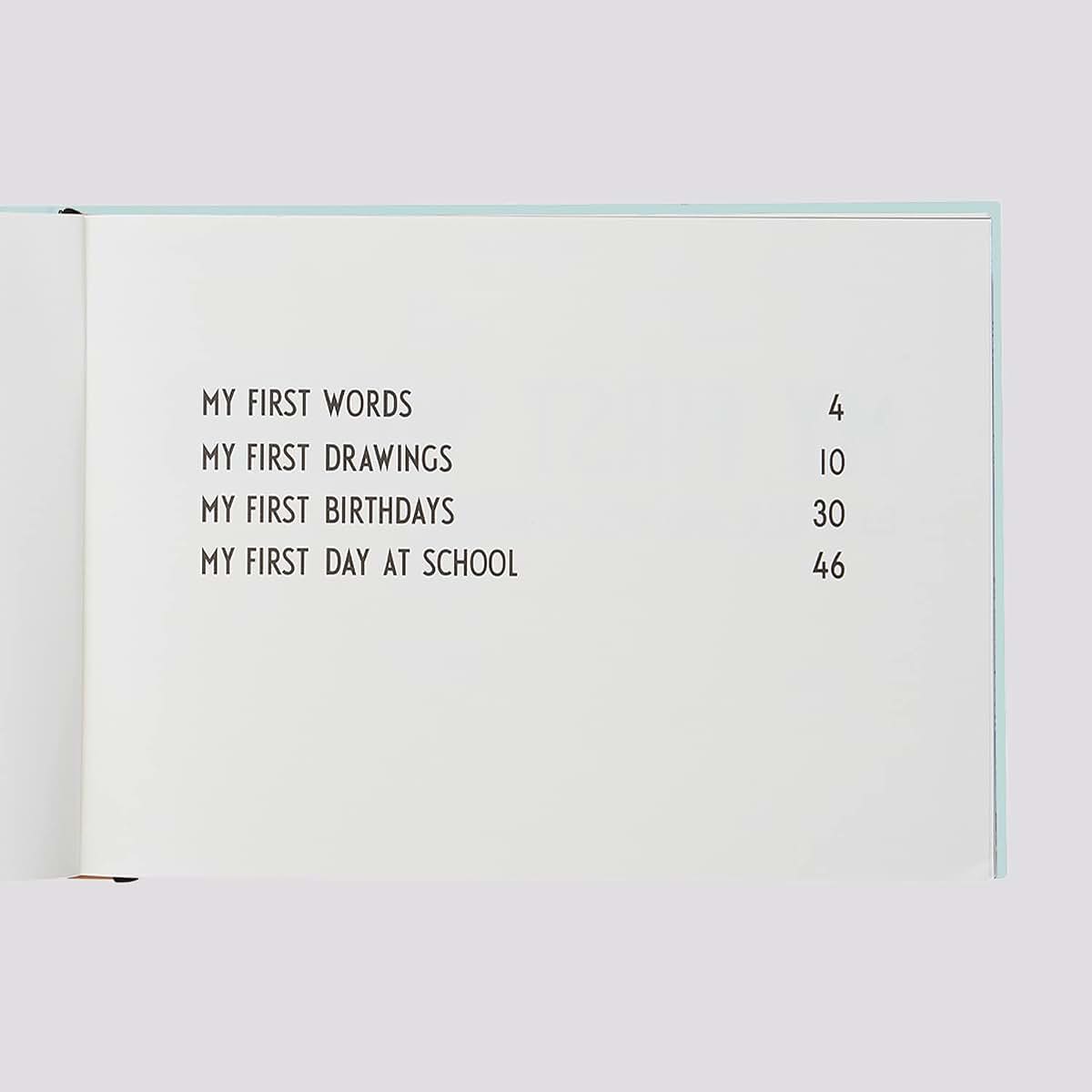 Design Letters Little Memory Book for First 7 Years (photo 4)