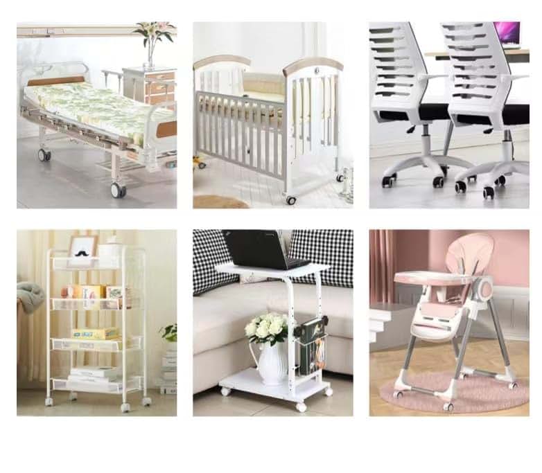 ETomey Rubber Casters For Child Crib (photo 4)