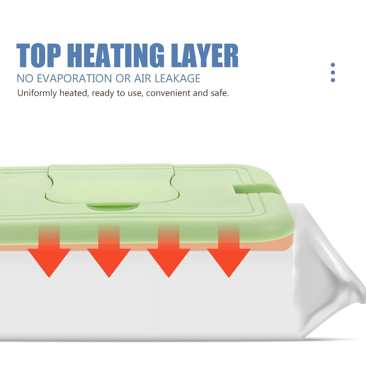 HANABASS Portable Baby Wipe Warmer with Temperature Control USB Powered Wet Tissue Heater for Home and Travel Use (photo 4)