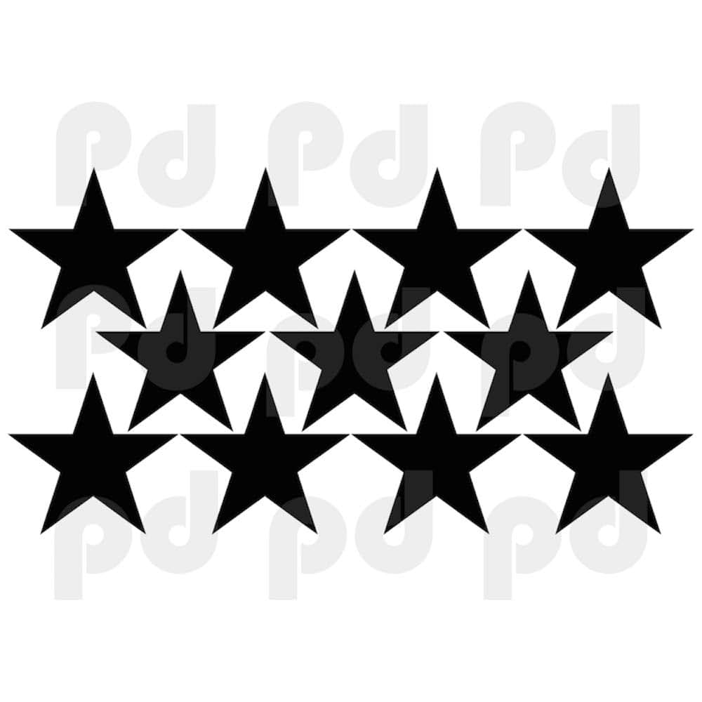 Wall Decals Star Home Stickers - Nursery Stars Wall Decal Kids Star Wallpaper Decor Peel and Stick Stickers for Dorm