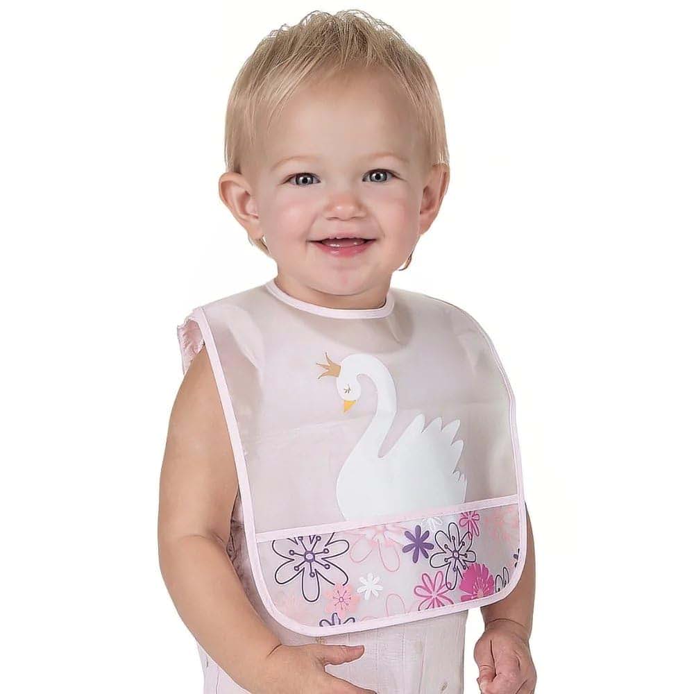 Fun Express Sweet Swan Baby Bib - Apparel Accessories - 1 Piece (photo 3)