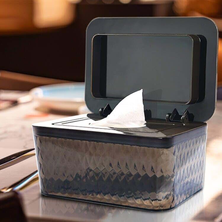 Wipes Dispenser Holder - Large Capacity Moist Wipes Container