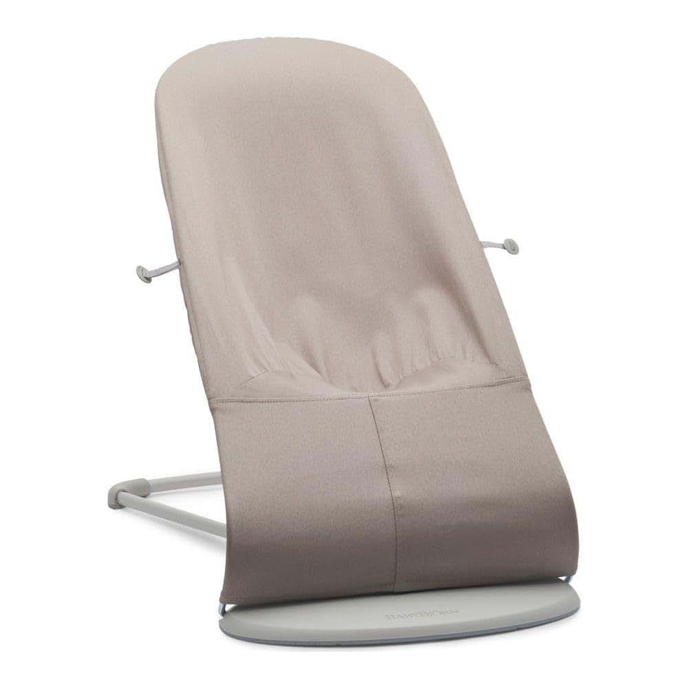 BabyBjörn Bouncer Bliss, Sand Gray, Woven Petal Quilt, 2-in-1