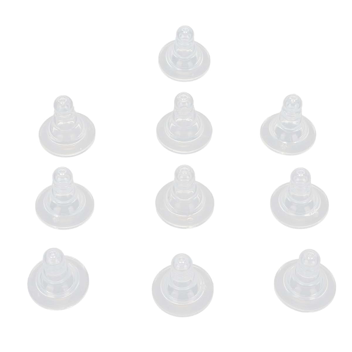 10 Pack Silicone Livestock Nursing Nipples for Lambs, Goats, Sheep, and Cattle
