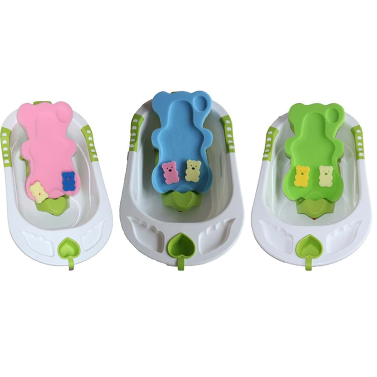 BabyOneStop Non-Slip Bath Sponge Mat for Newborns