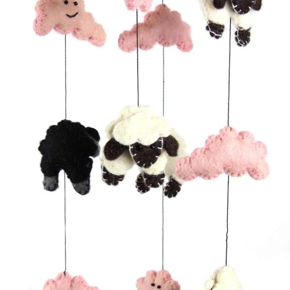 Global Groove Counting Sheep Mobile - Pink (photo 2)