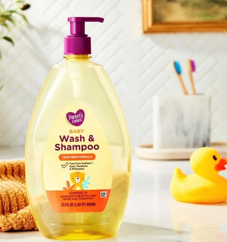 Baby Wash & Shampoo – Tear-Free Formula, 27.1 Fl Oz