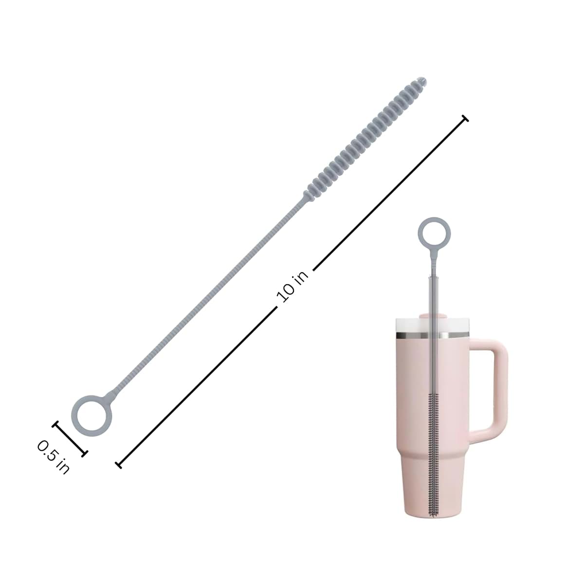 Sunny Sudz Silicone Bottle Brush And Straw Cleaner Set (photo 4)