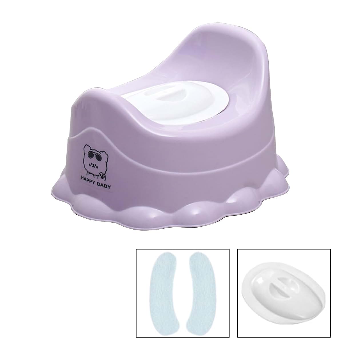 ZEPFJHE Toddler Potty Seat Chair Training Toilet Antislip Seat Toilet Trainer Travel Chair for Camping Toilet for (photo 4)