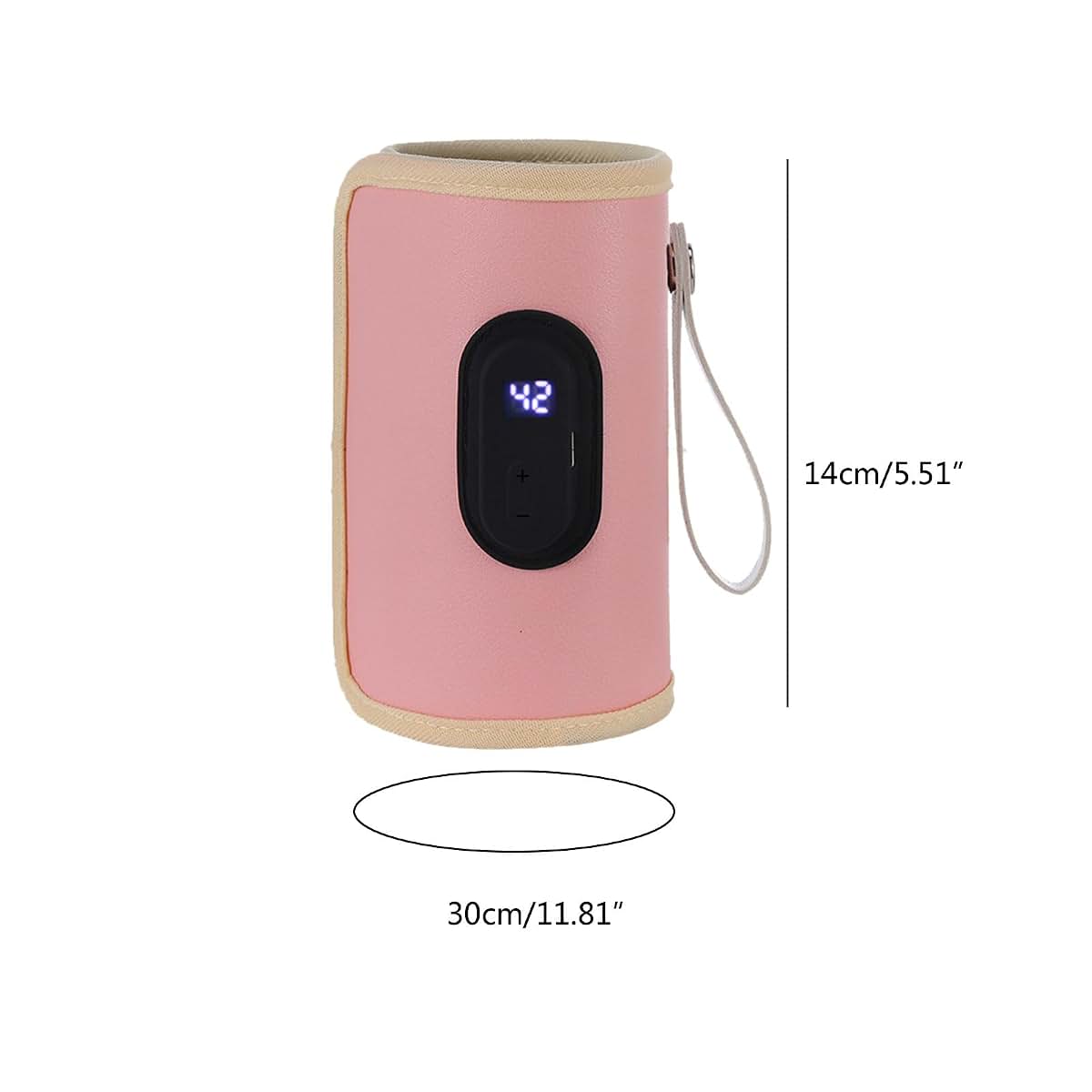 Molkasia Portable Digital Display Milk Bottle Warmer Sleeve