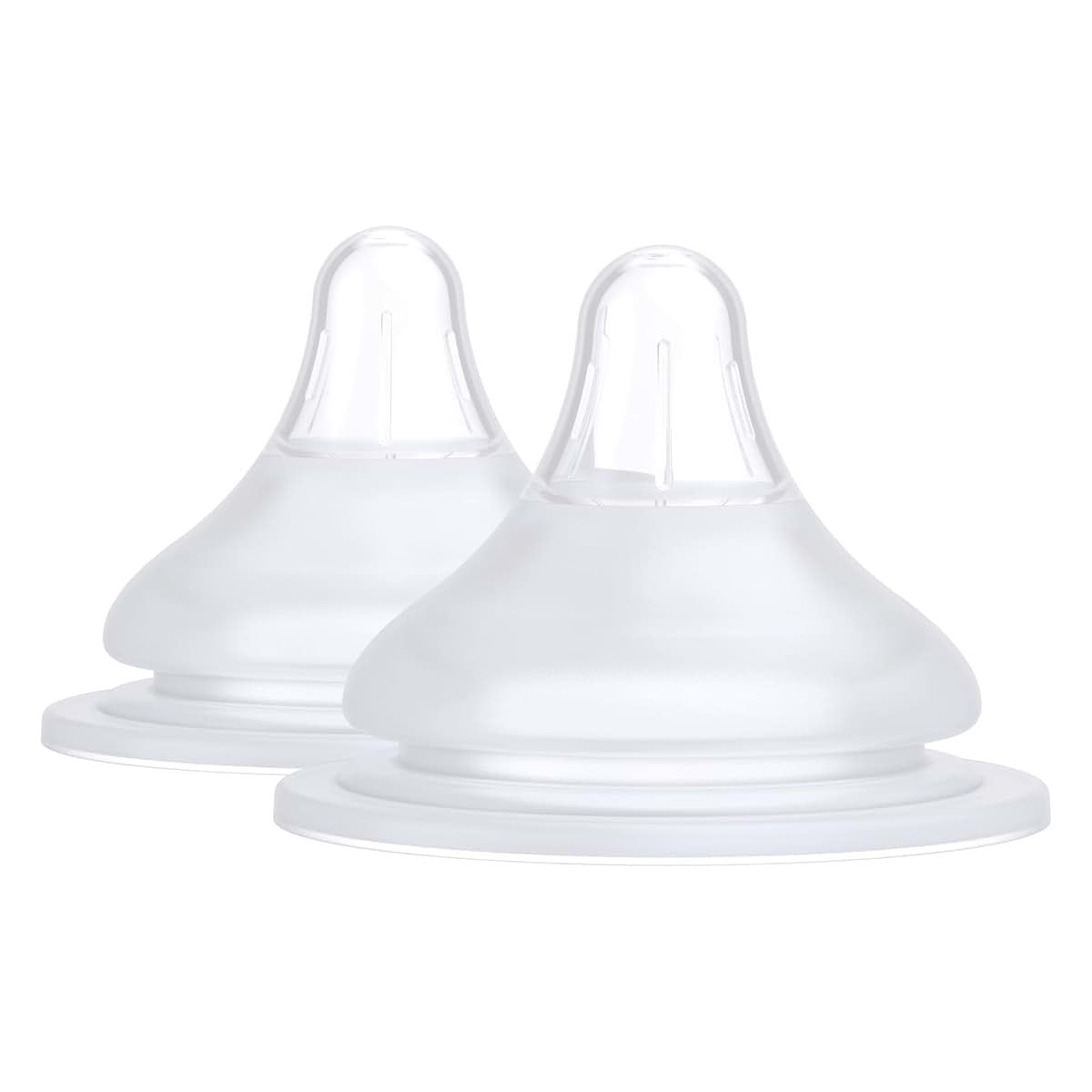 Quark RealFeel Baby Bottle Nipples, Medium Flow, 2 Pack