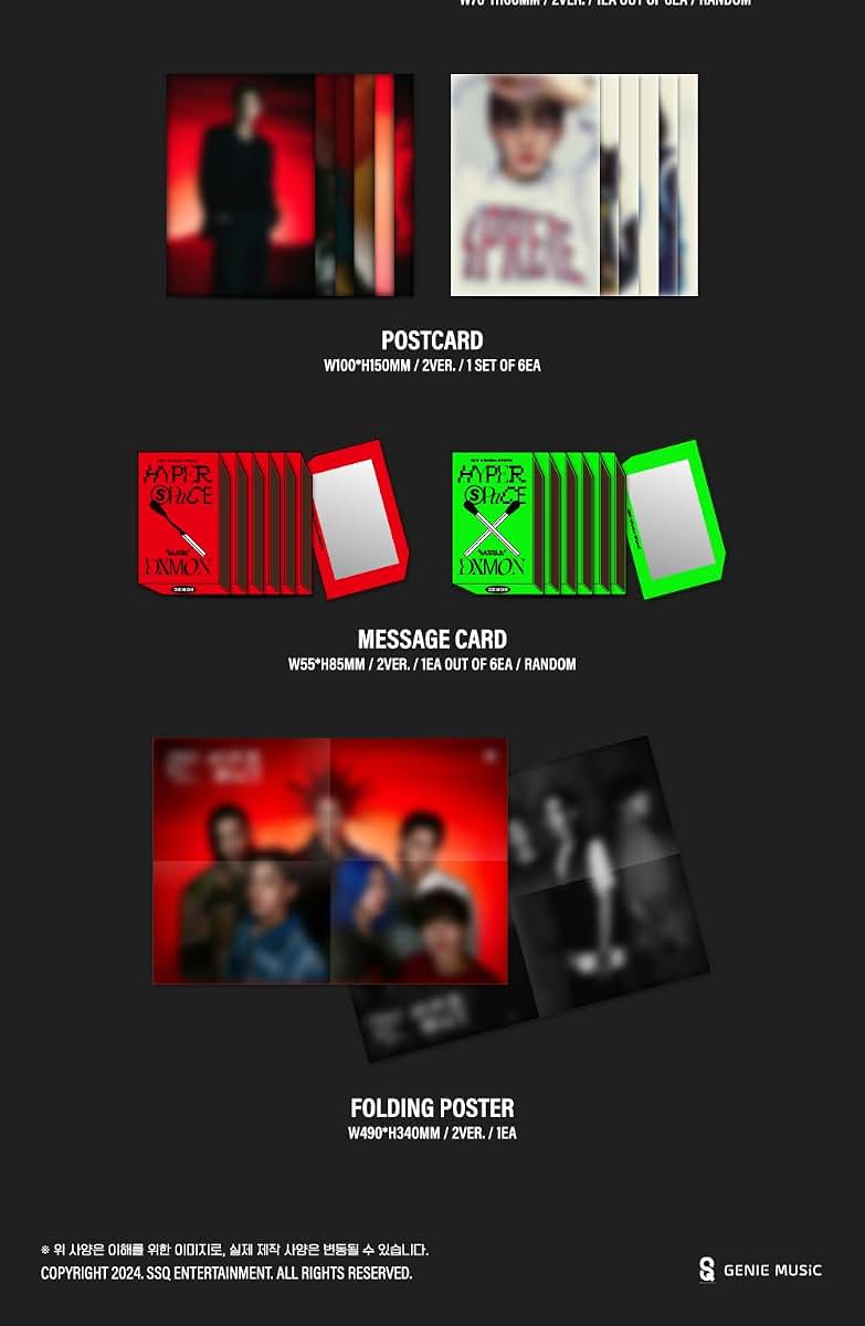 Dreamus Dxmon Hyperspace 1st Mini Album Random Version